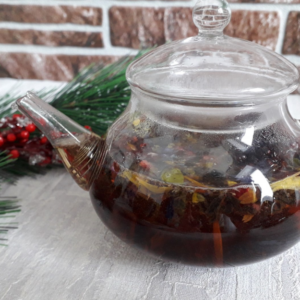 Чай Сибирский (Чёрный чай, саган дайля, пюре брусничное, сироп) 800 гр